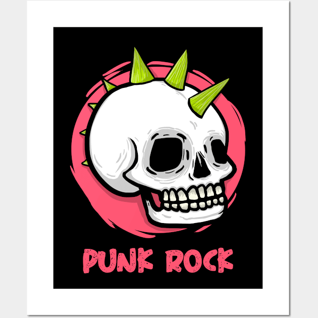 Punk Rock Wall Art by CANVAZSHOP